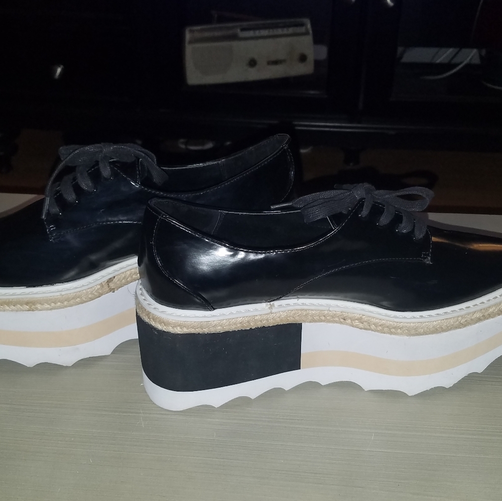NWOT! MANGO Contrast Platform Size 39 Shoes - Picture 15 of 16